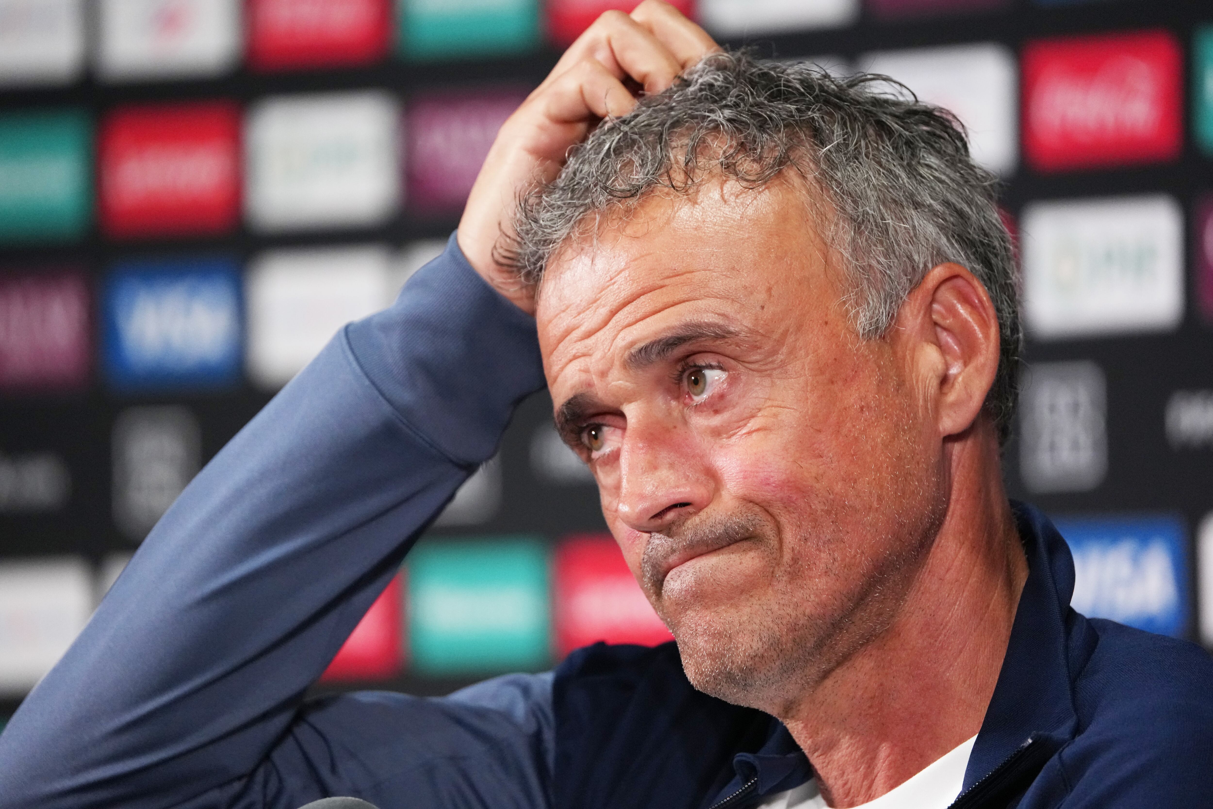 Luis Enrique Martínez, en la rueda de prensa previa a la final del Mundial de Clubes