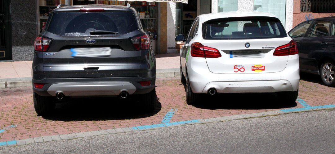 Imagen de zona de estacionamiento regulado en Alcobendas.