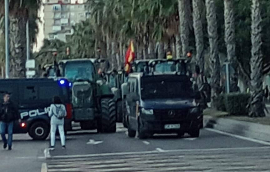 Tractorada Málaga