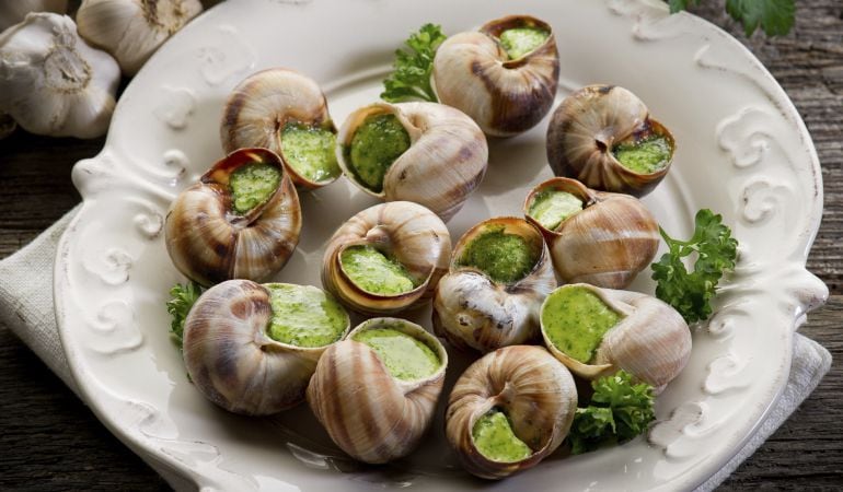 Plato de caracoles.