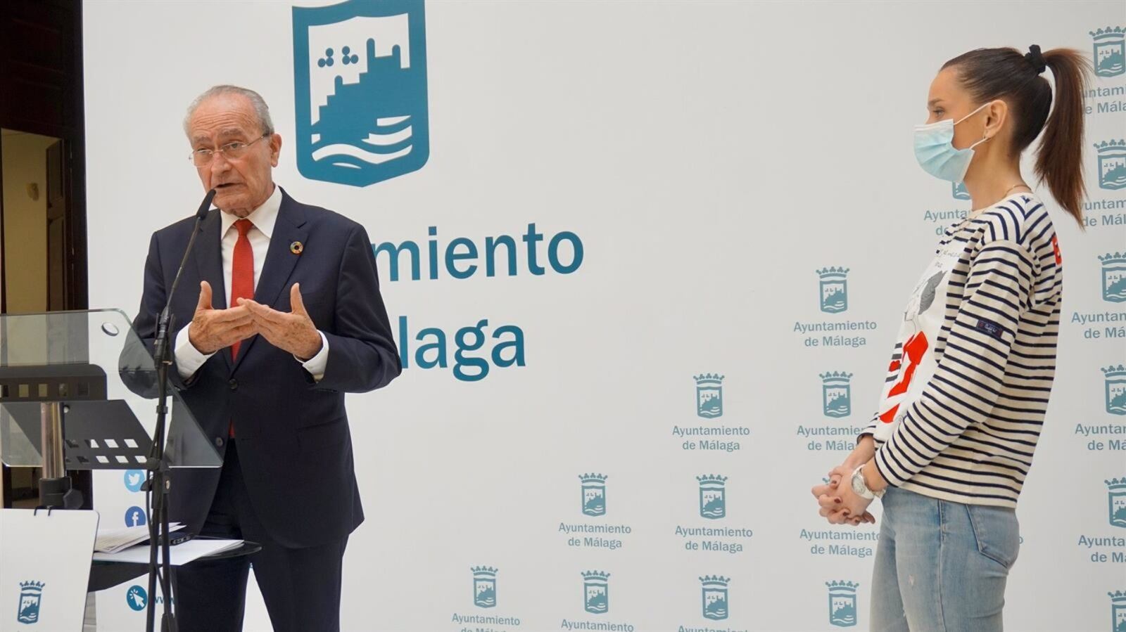 Francisco de la Torre, alcalde de Málaga, durante una intervención