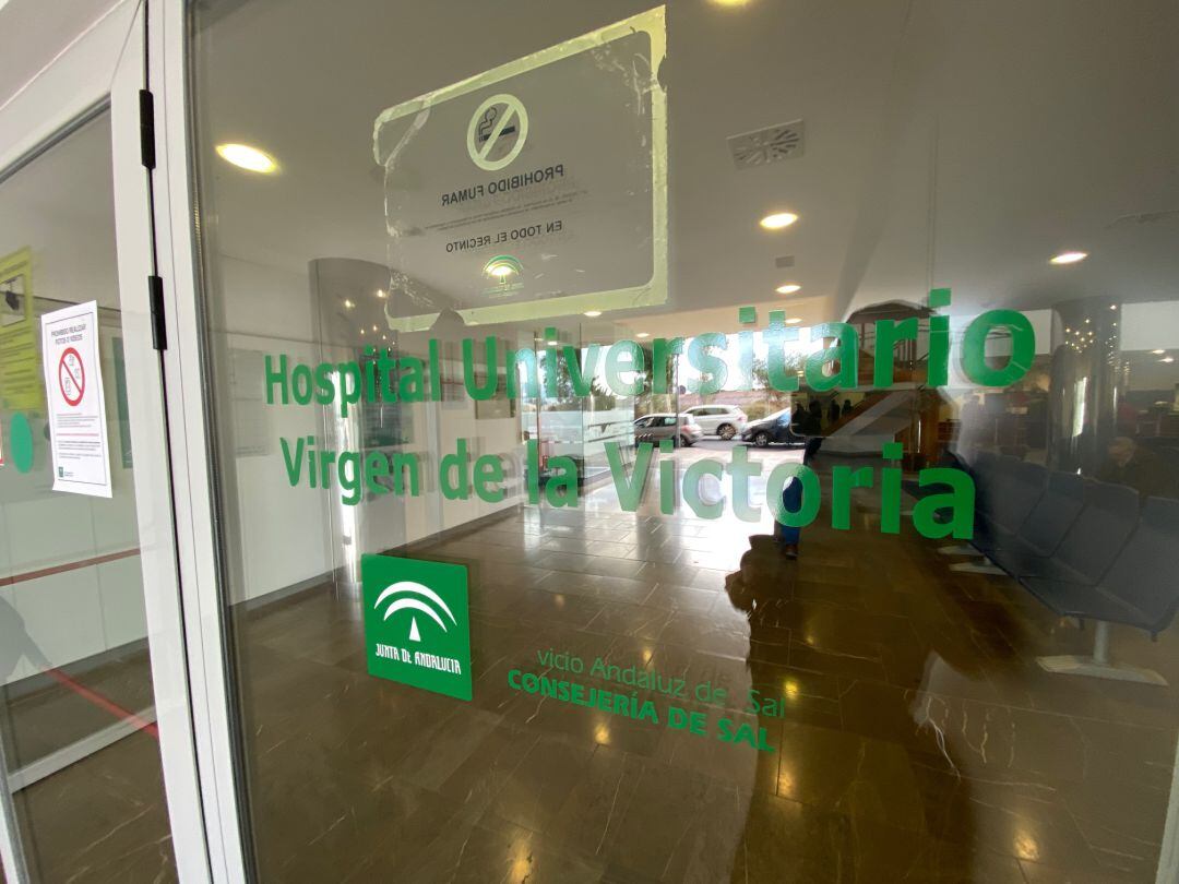 Acceso al hospital Clinico de Málaga