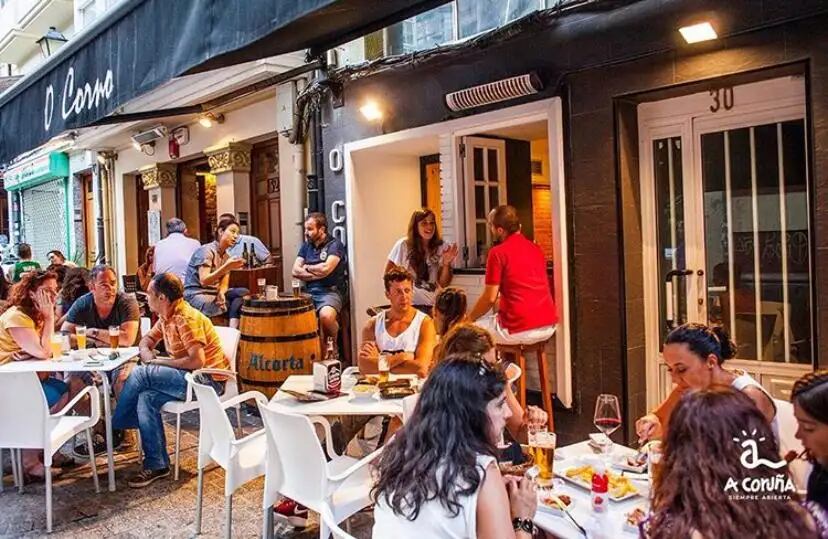 Terrazas en A Coruña | Foto: Turismo A Coruña