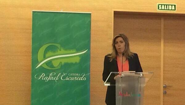 Susana Díaz esta martes en Marbella (Málaga)