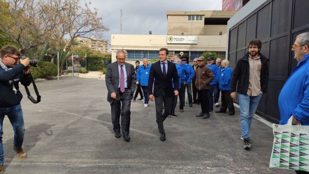 Quique Hernández y Carlos Parodi en el Rico Pérez