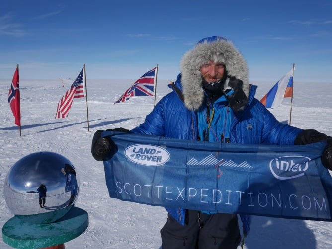 El exploradores Ben Saunders ha completado, por primera vez en la historia, el fatídico viaje al Polo Sur  liderado por el capitán Robert Scott y que le costó la vida