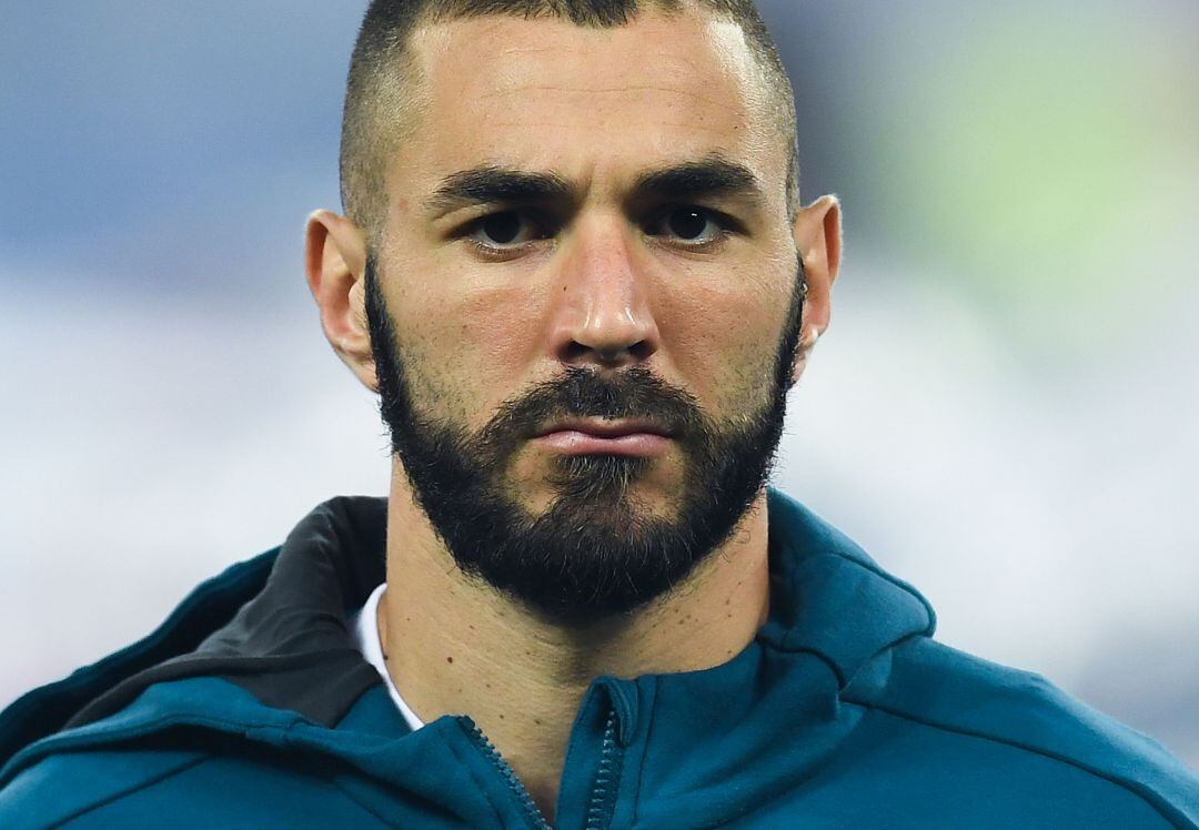 Primer plano de Benzema