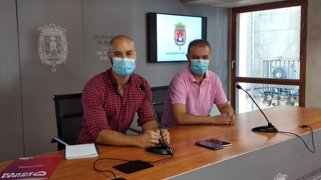 Xavi López y Natxo Bellido, en una imagen de archivo