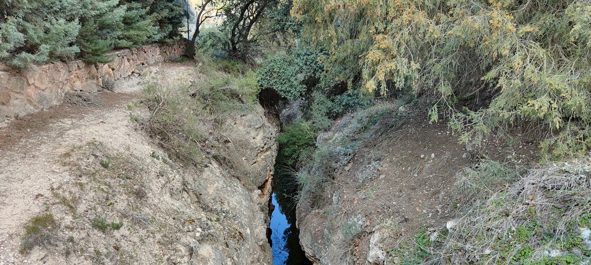 Chorro de las Minas, entre las lagunas Tinaja y San Pedro. Fuente- Vestal