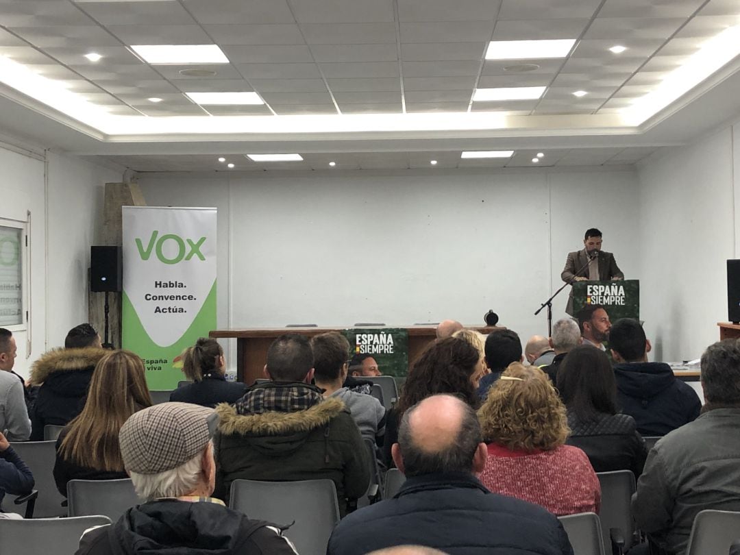 Acto de campaña de VOX en Motilla del Palancar