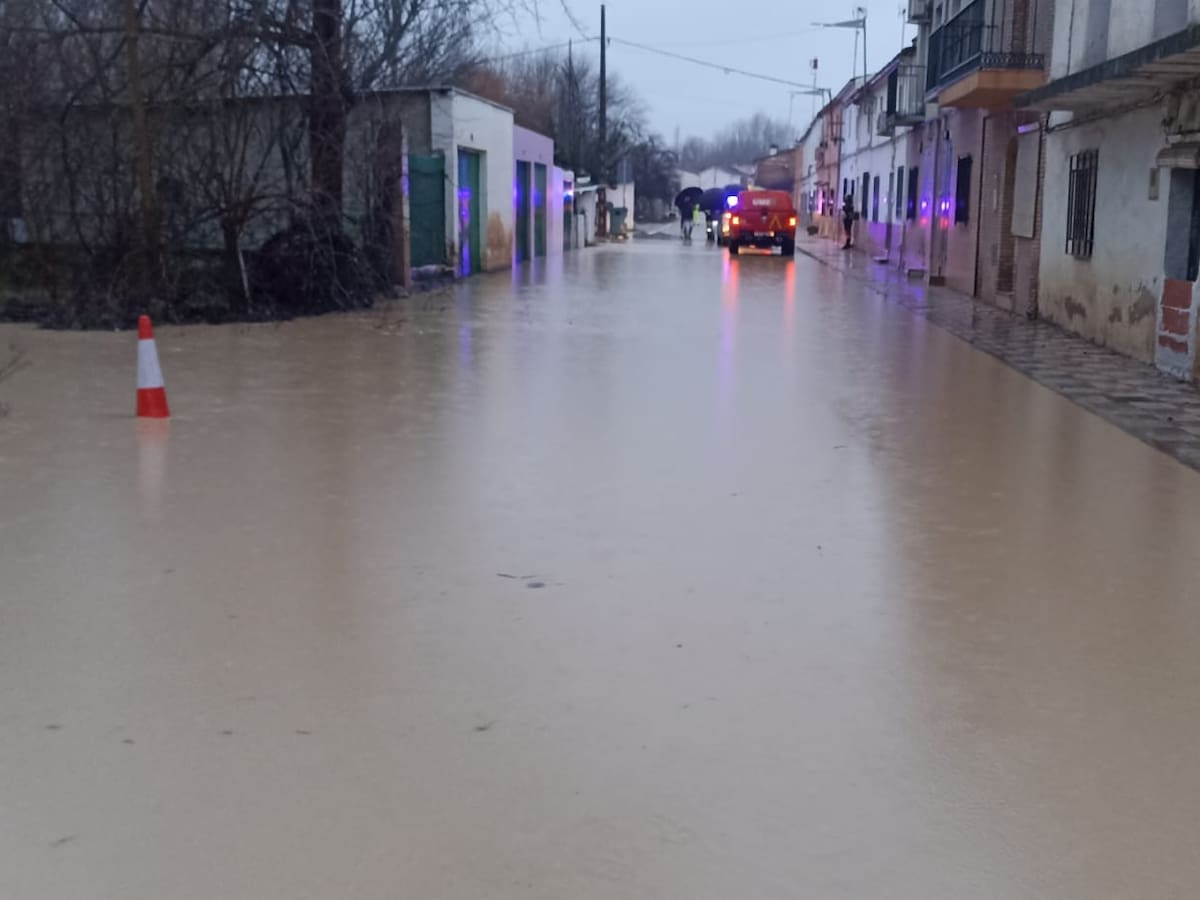 Más de 80 incidencias por el temporal en la provincia de Jaén