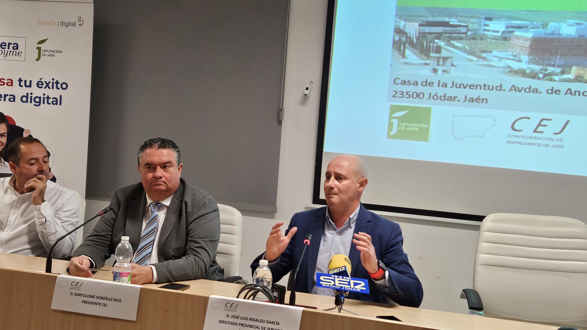 Intervención del diputado provincial José Luis Hidalgo