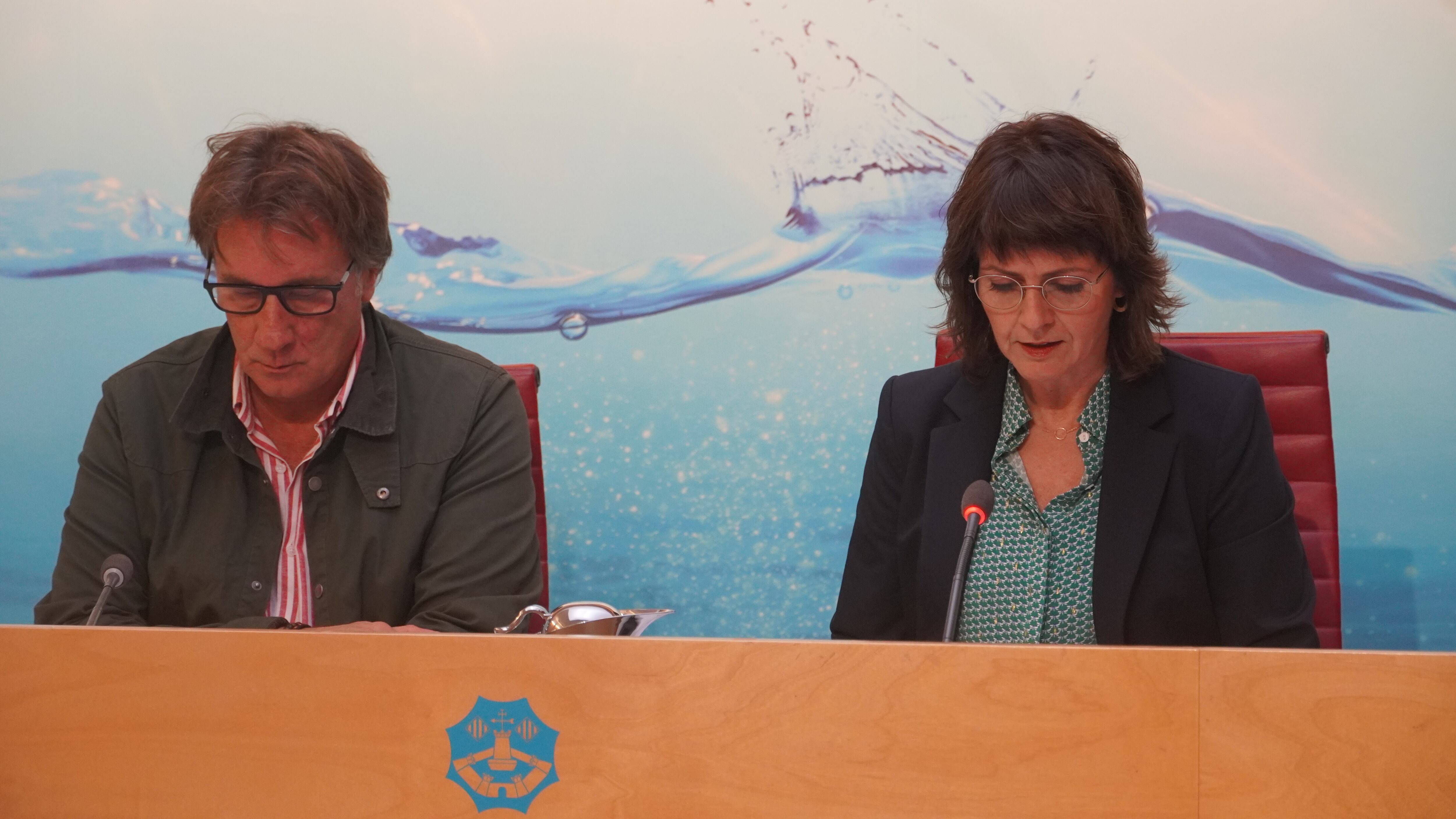 La Consellera Núria Torrent i el seu director insular, Jaume Fedelich