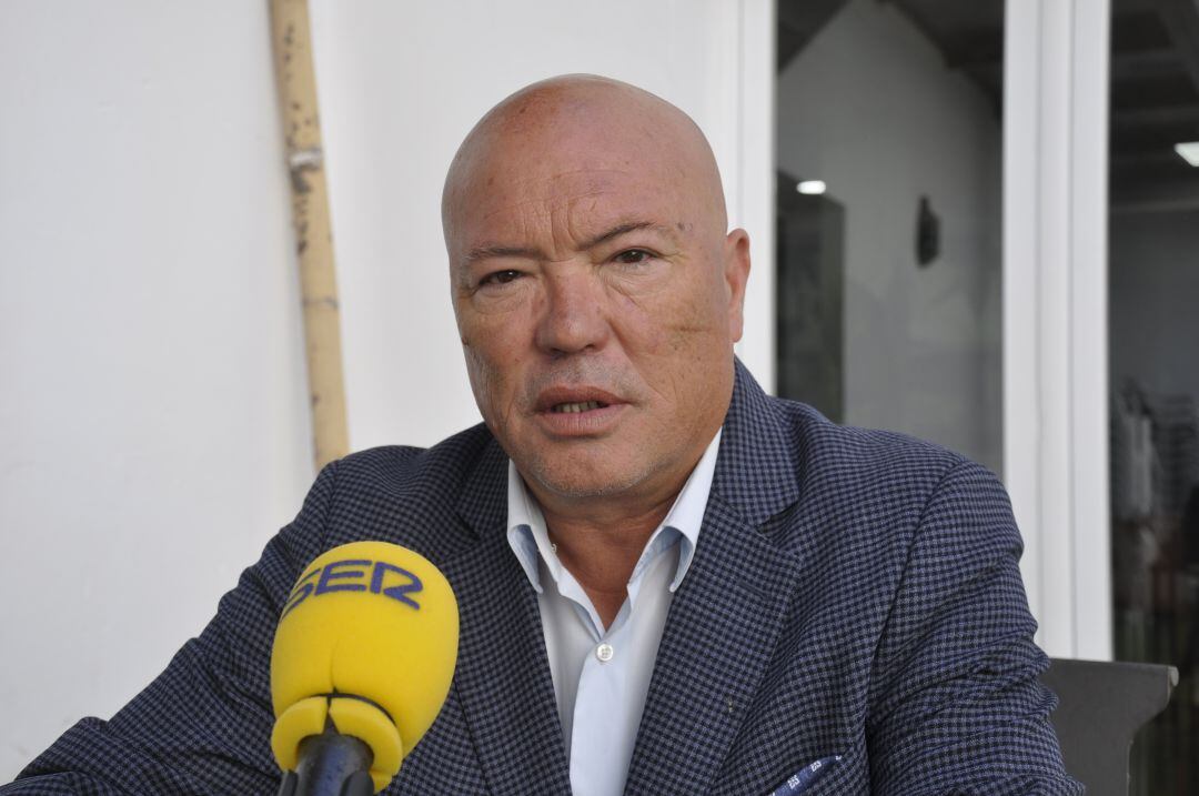 García Tébar durante una entrevista en la SER