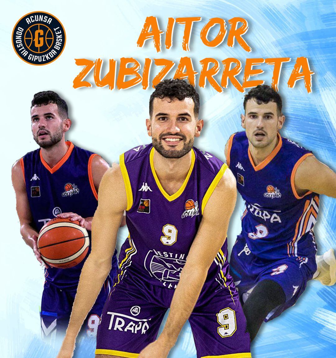 Aitor Zubizarreta es el segundo fichaje del Gipuzkoa Basket