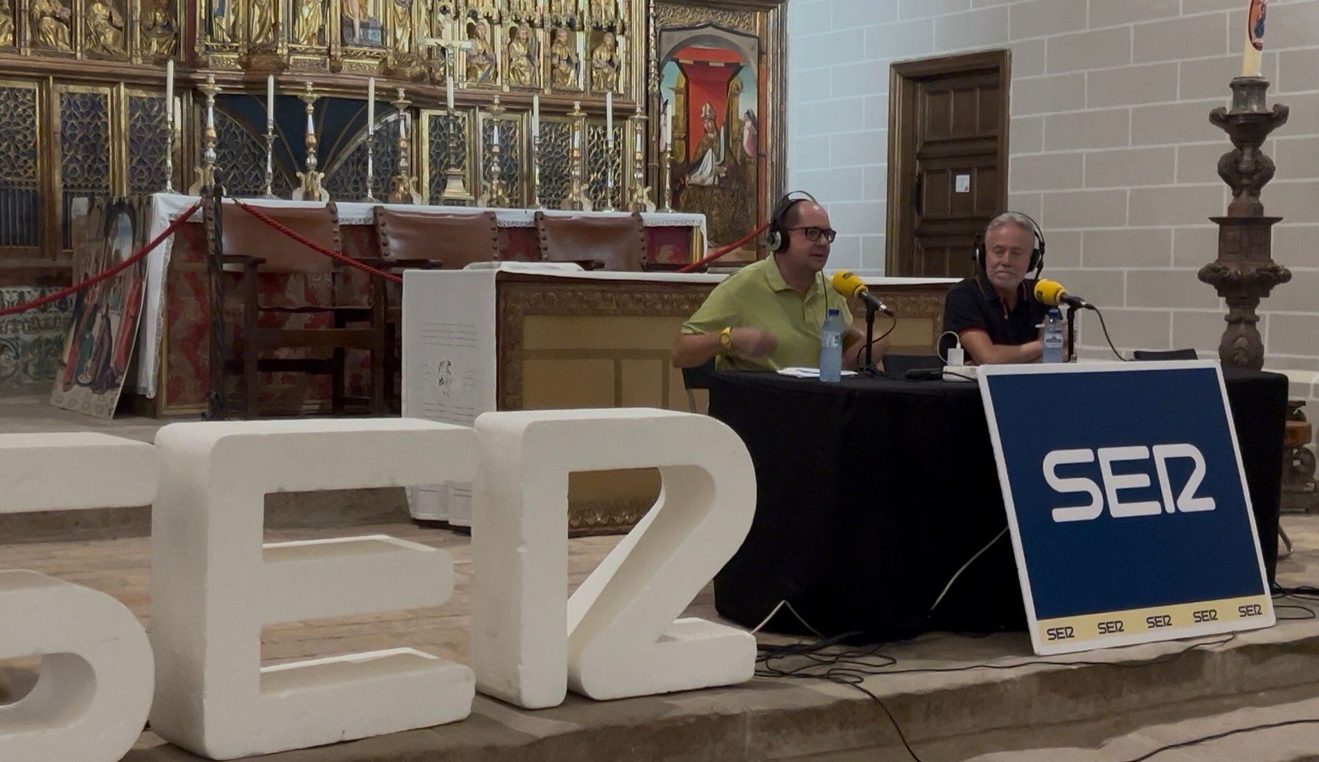 Nacho Ares y Jesús Callejo en Bolea