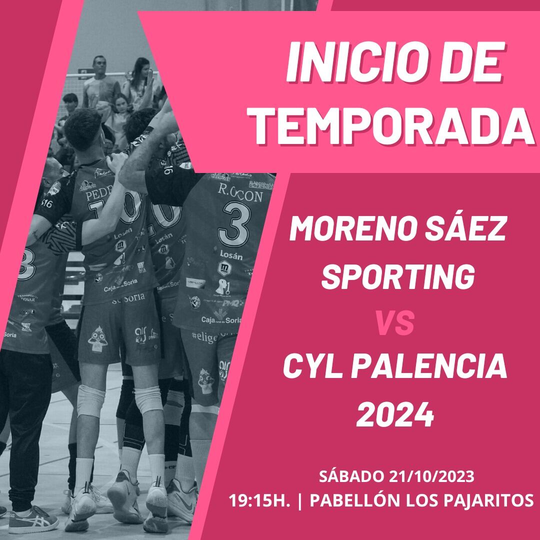 El Moreno Sáez Sporting Soria inicia la temporada en casa este fin de semana.