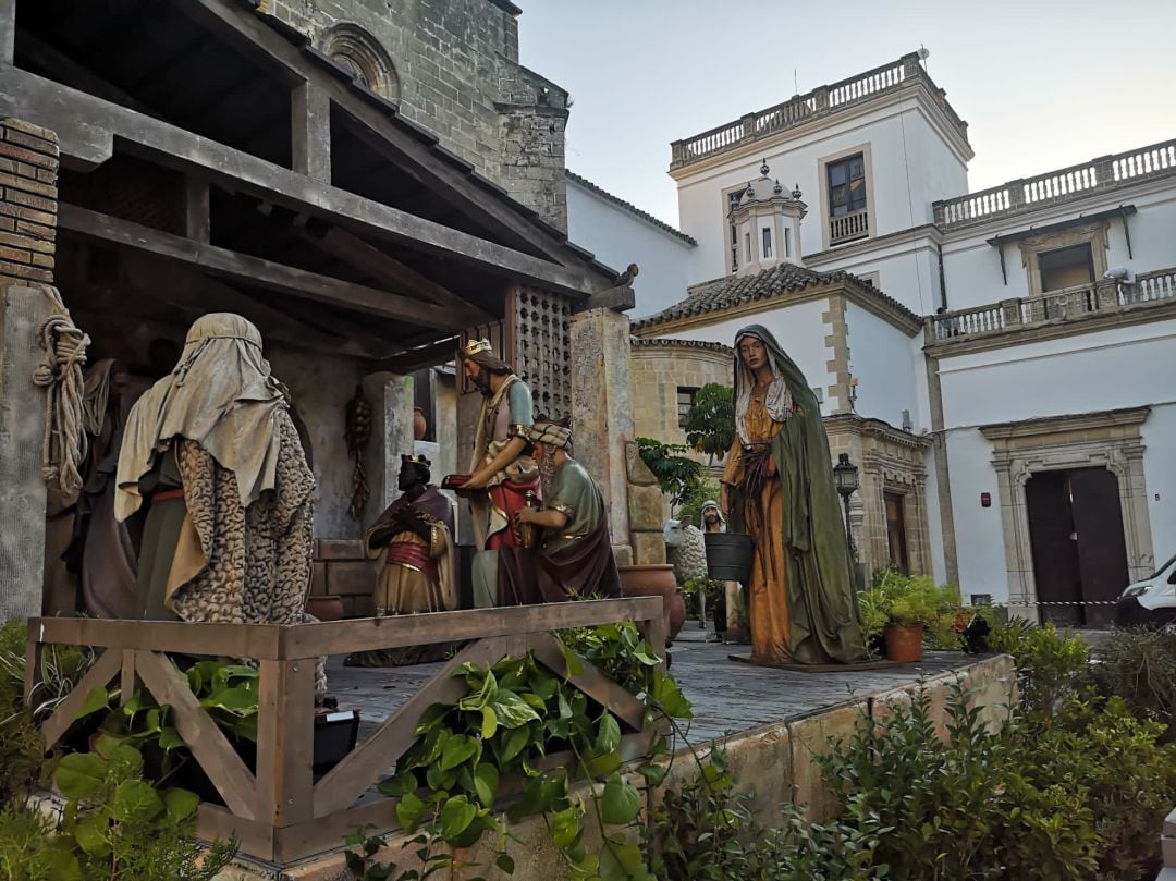 Belén Monumental en la puerta de los Claustros de Santo Domingo