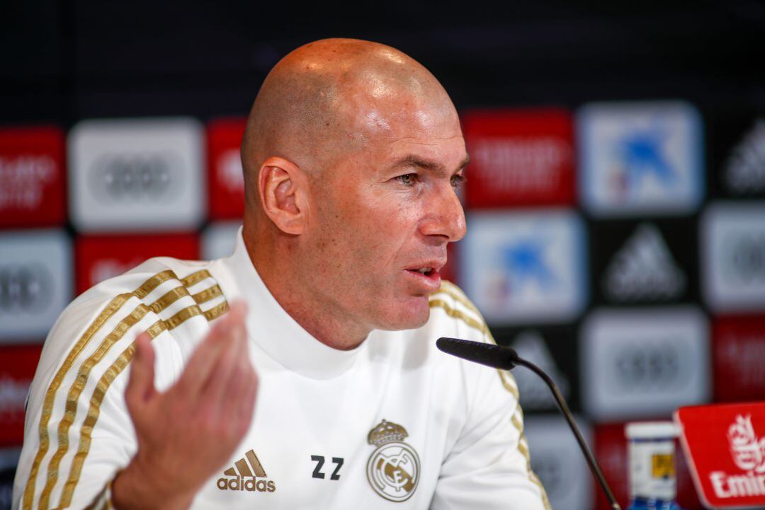 Zidane, en rueda de prensa