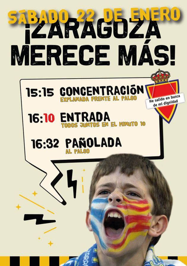 Cartel iniciativas de la afición