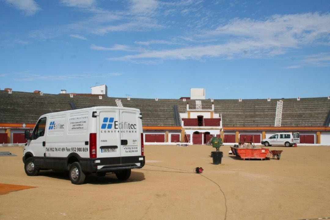 Centro Multiusos &quot;El Arenal&quot; durante los trabajos de rehabilitación