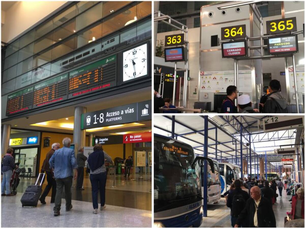 Aeropuertos, estaciones de tren y bus operan con normalidad en Andalucía