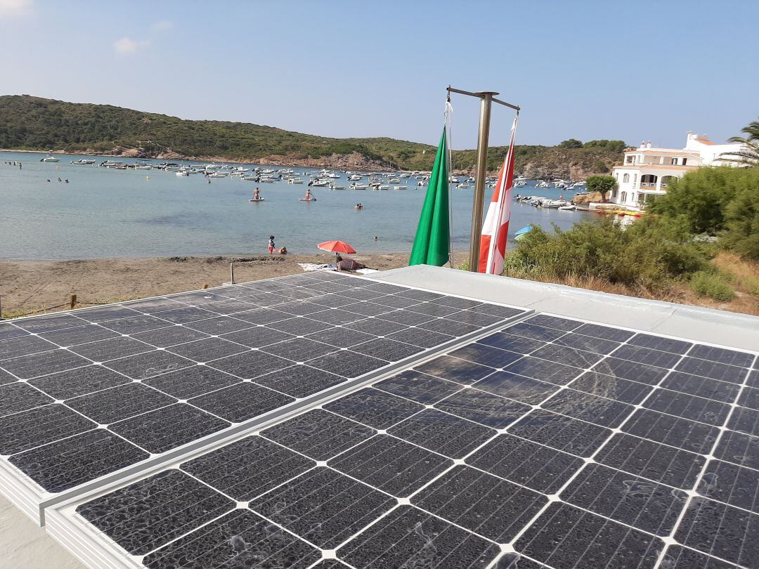 Plaques solars a Es Grau