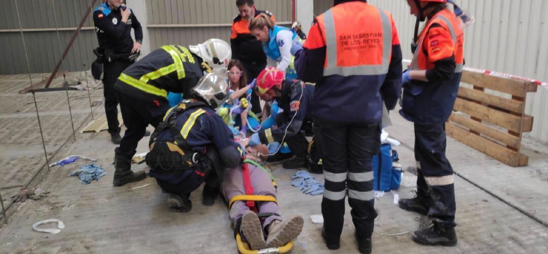 Accidente laboral en una nave frigorífica en Alcobendas