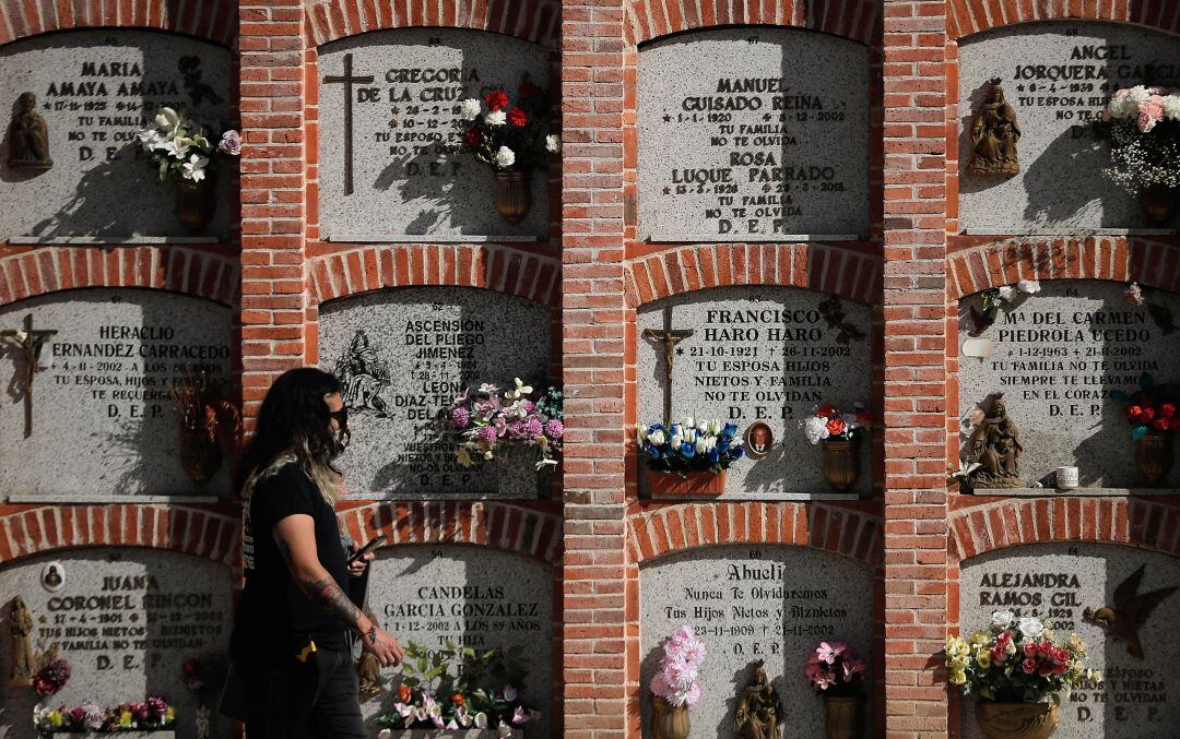 Cementerio de La Almudena, en Madrid. 