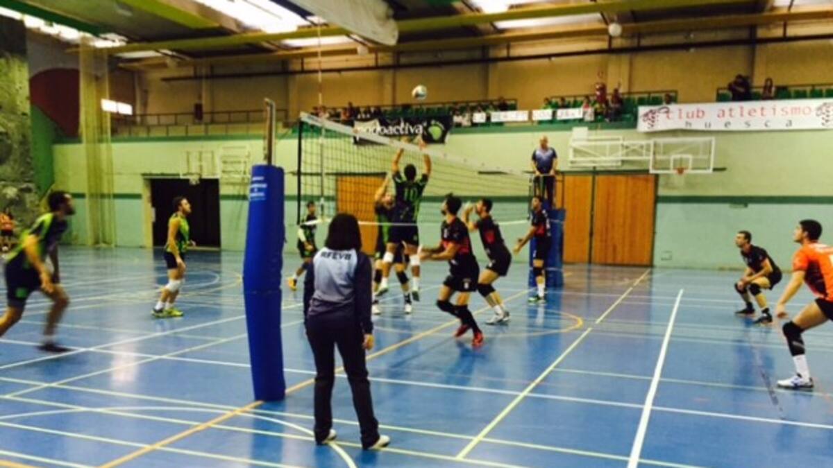 CV Teruel y Tarragona SPSP juegan un partido amistoso en Barbastro