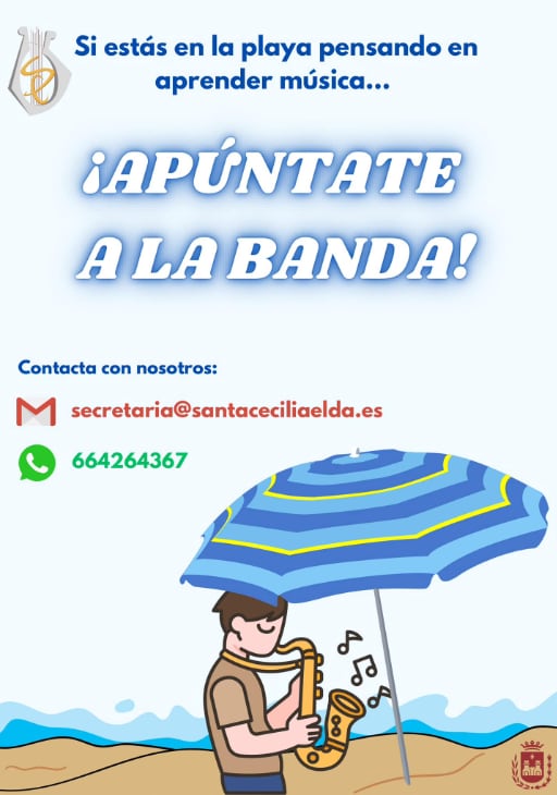 Abierto el plazo de matriculación para aprender música con la AMCE Santa Cecilia de Elda