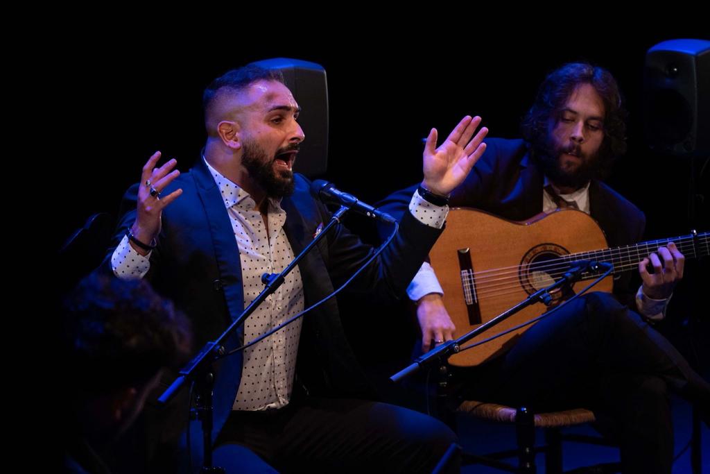 Rafa Del Calli, durante el Concurso de Arte Flamenco de Córdoba