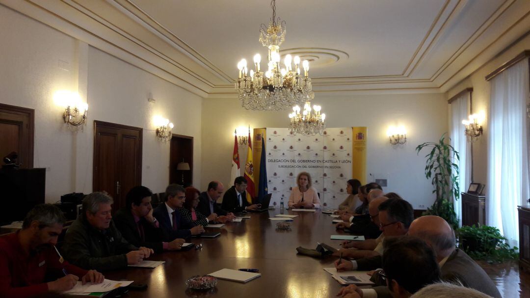 Reunión de la Comisión de Asistencia a la Subdelegada en la que se ha hecho balance de actuaciones durante el primer trimestre del año