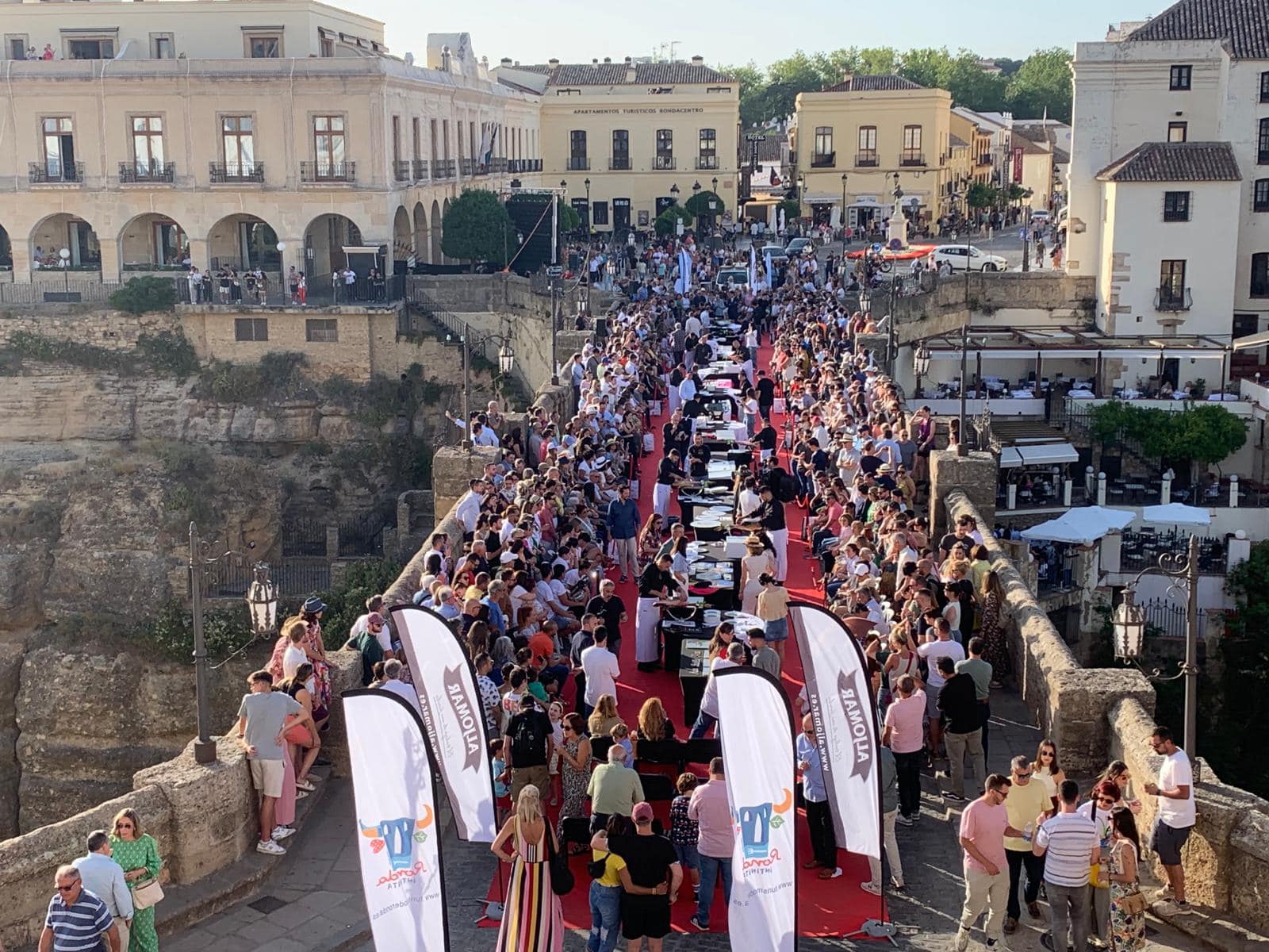 Imagen aérea del evento