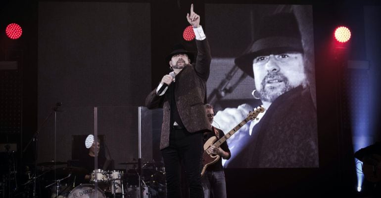 El Barrio durante uno de sus conciertos de su última gira.