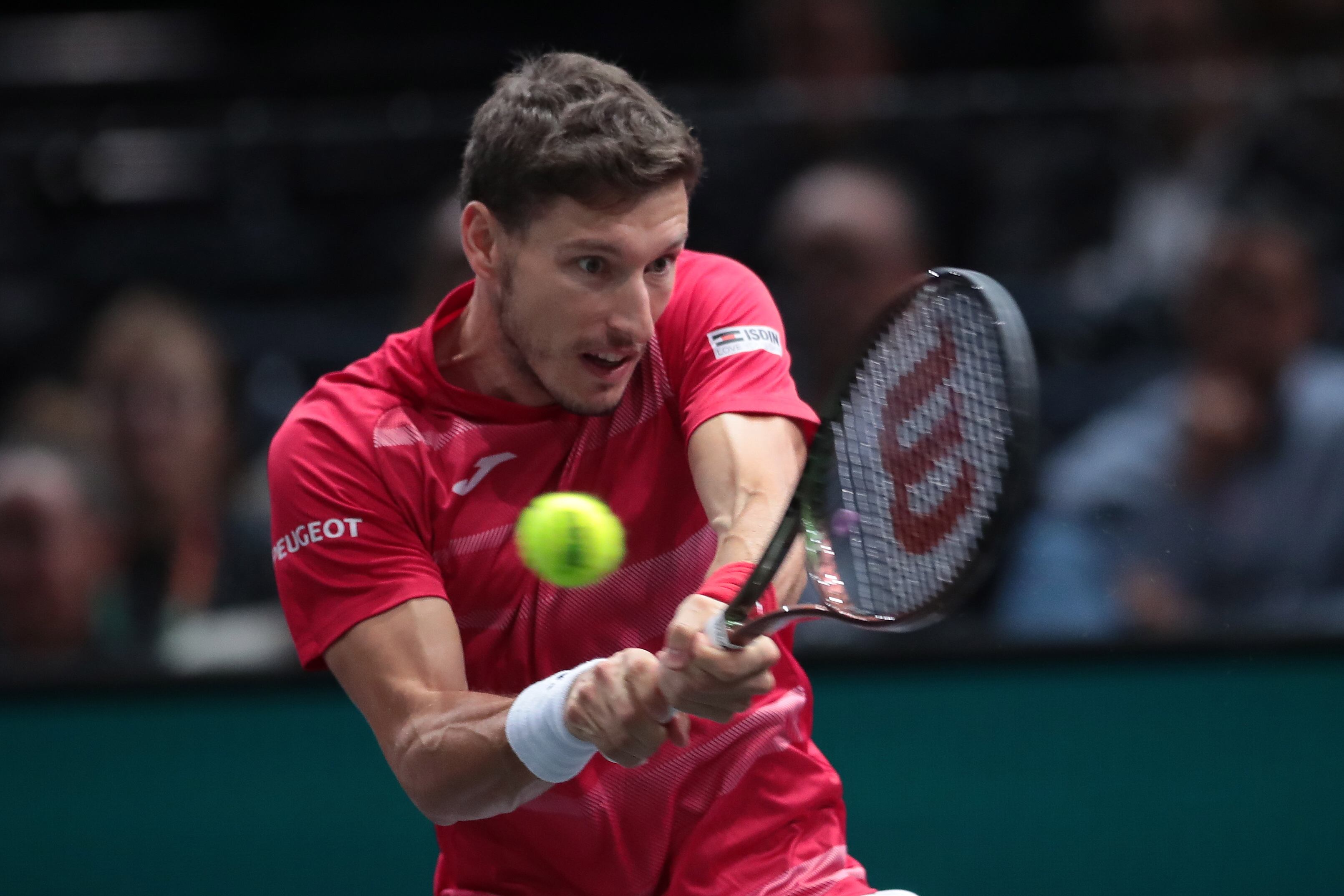 Pablo Carreño durante el partido contra Tommy Paul.