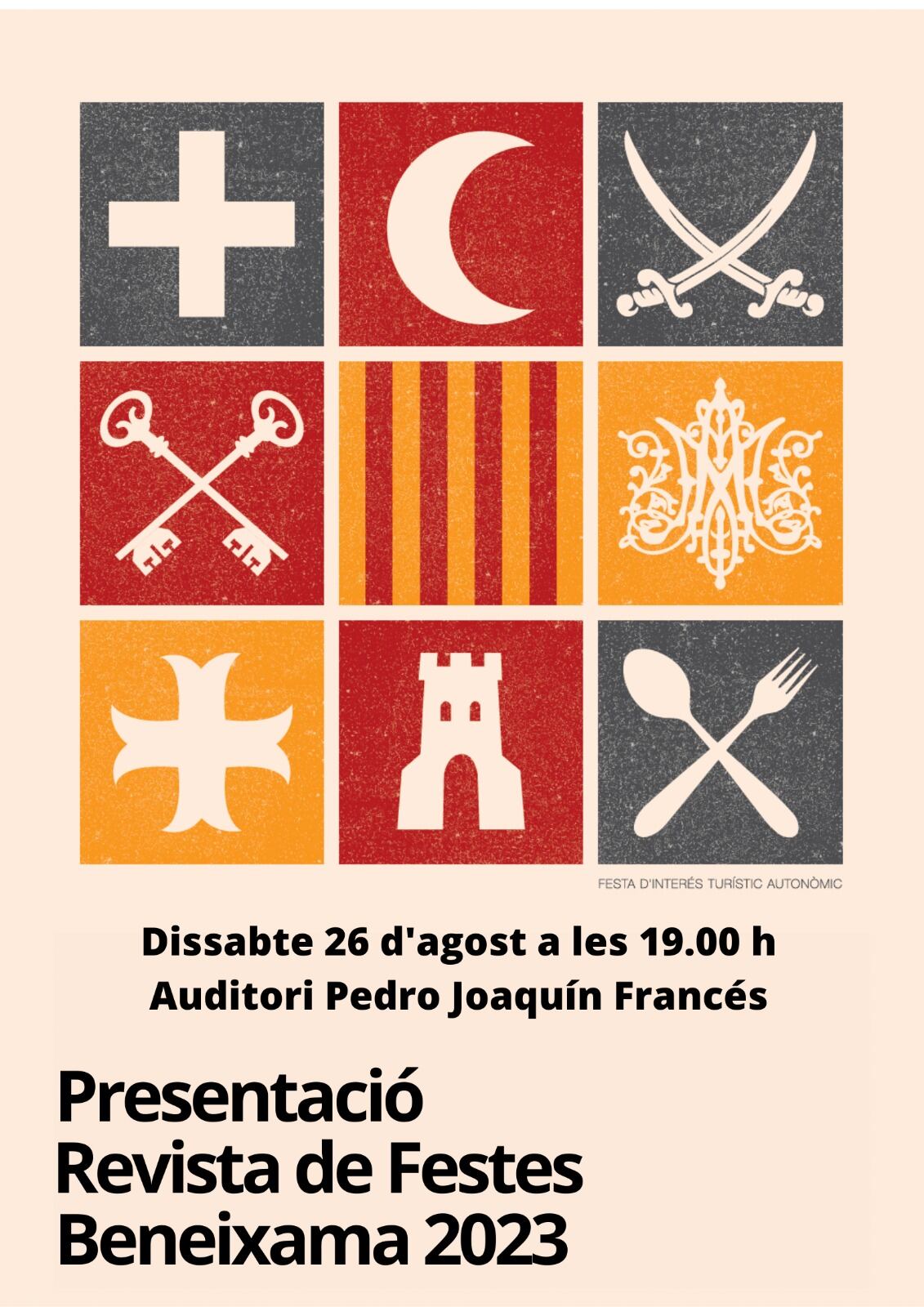 Cartel del acto