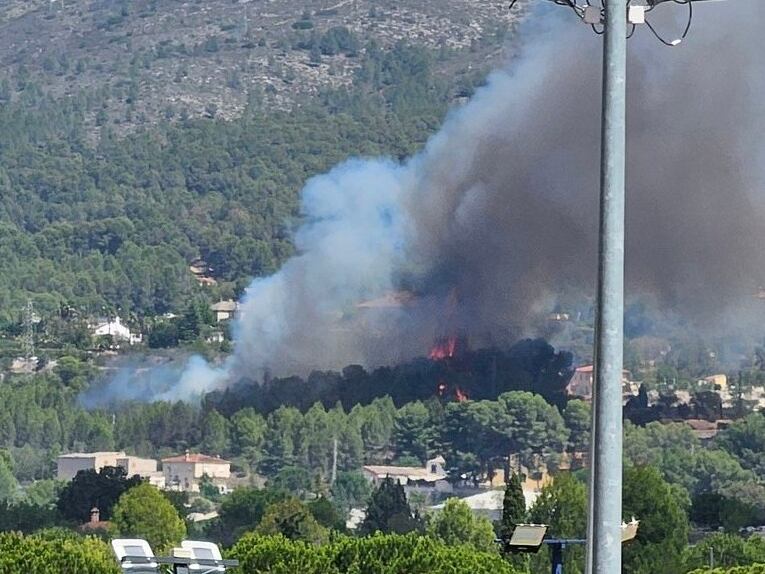 Incendi a Ontinyent