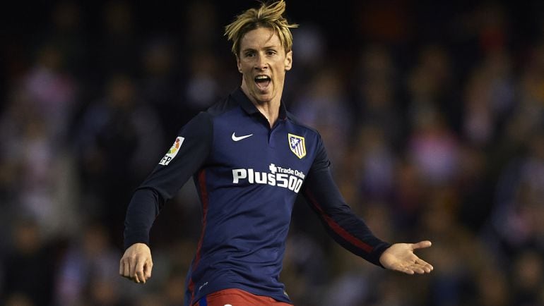 Fernando Torres, en el choque contra el Valencia.