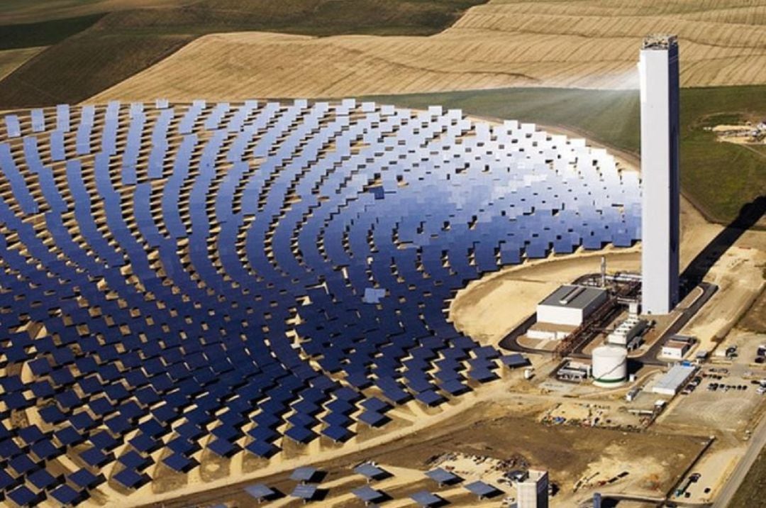 Imagen de una Central Solar Térmica