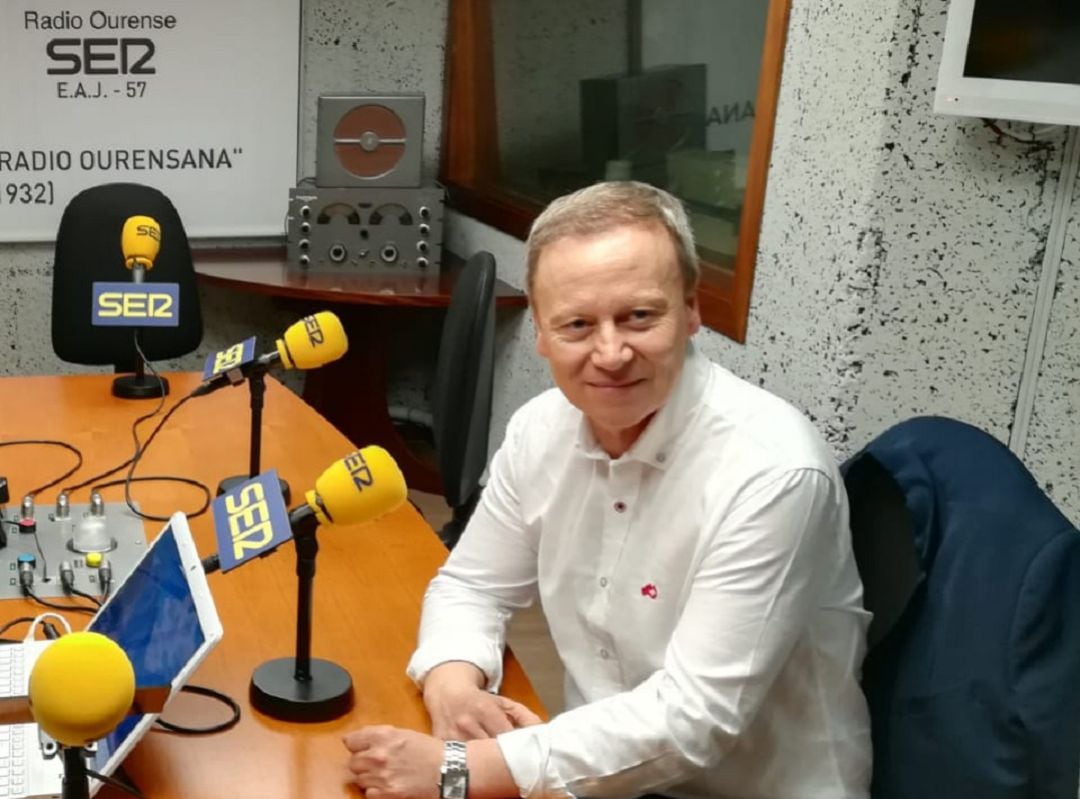 El portavoz socialista en el estudio Ramón Puga