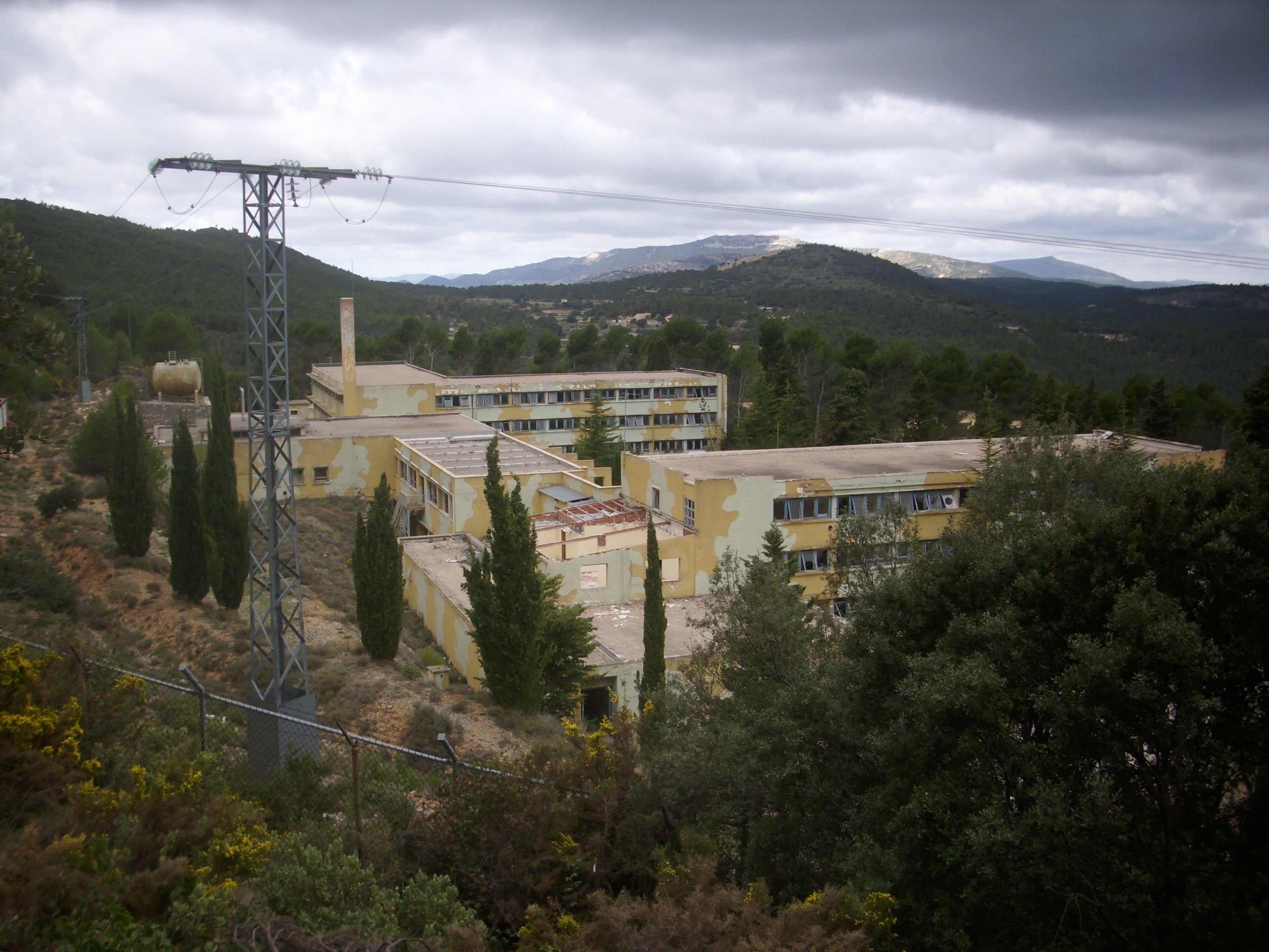 Una imagen de la base de Aitana donde estaba previsto crear el Centro de Primeras Llegadas a Migrantes.