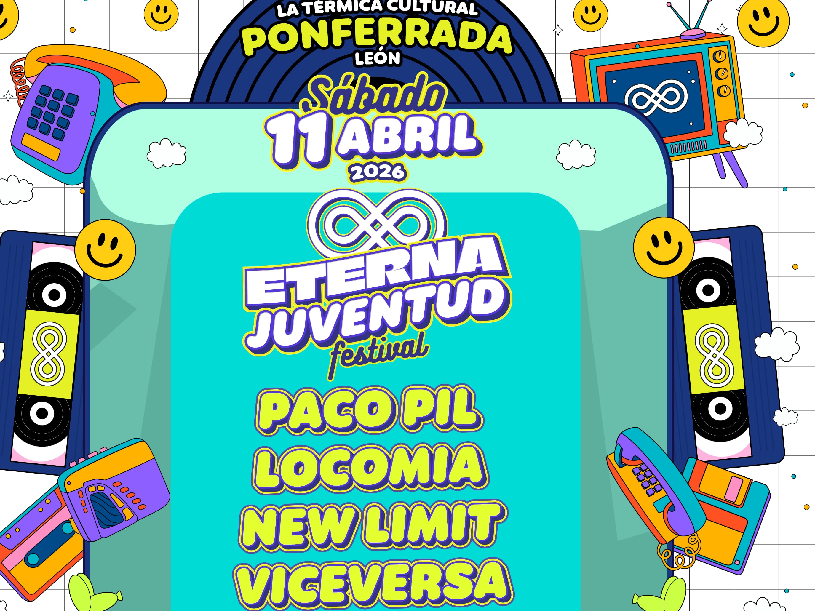 Cartel Eternamente Juventud febrero 2026