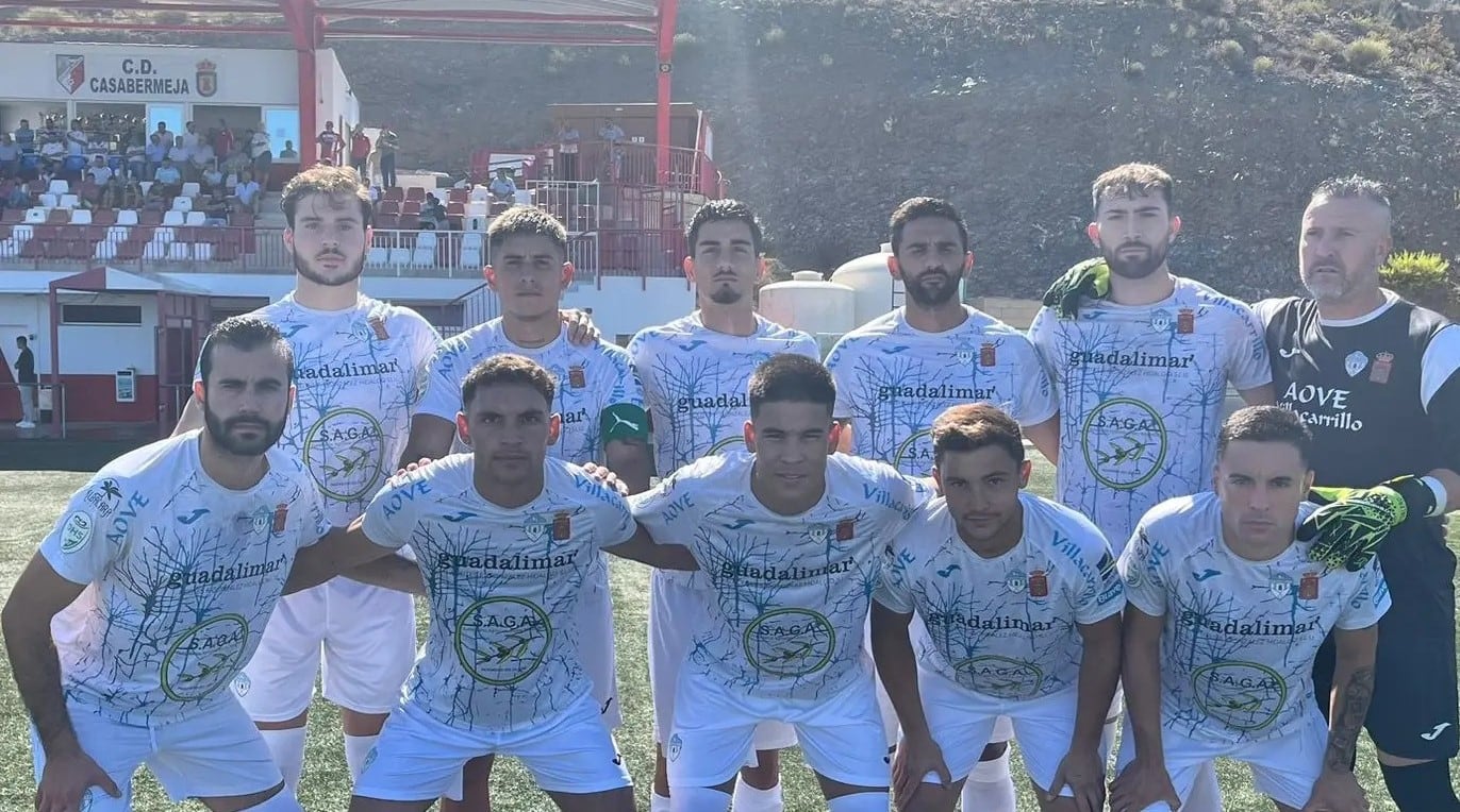 Once inicial del Villacarrillo en Casabermeja el pasado fin de semana.