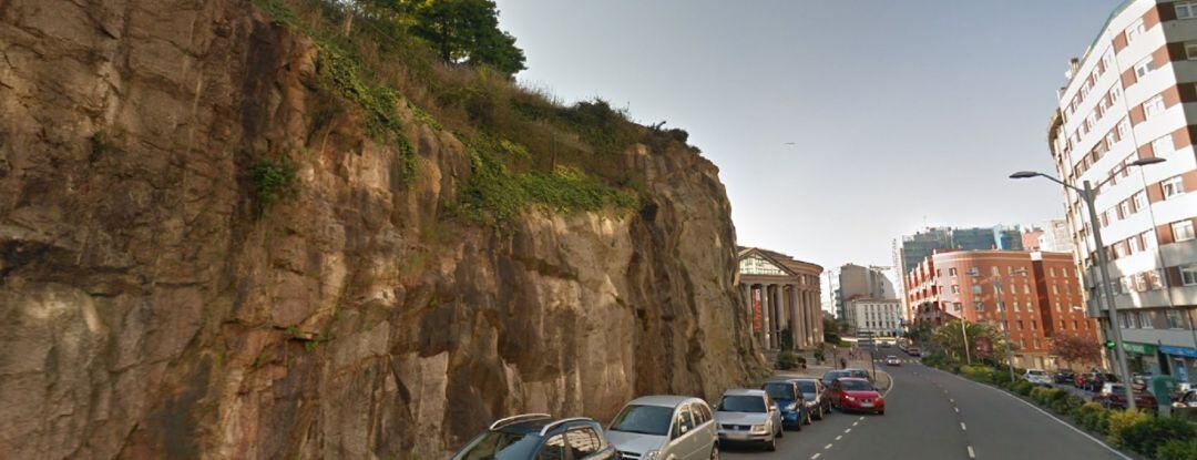 Cantera del Parque de Santa Margarita en A Coruña