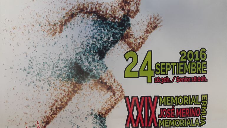 Detalle del cartel anunciador de la prueba