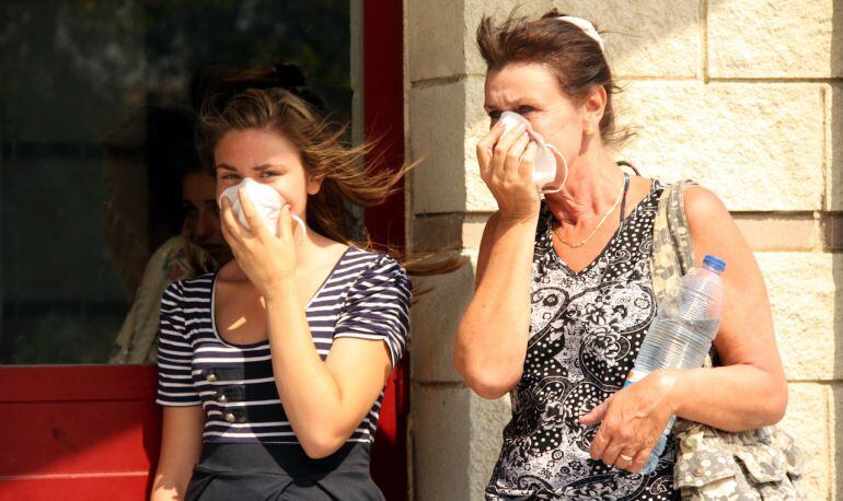 Dues víctimes del gran incendi de l&#039;Empordà.