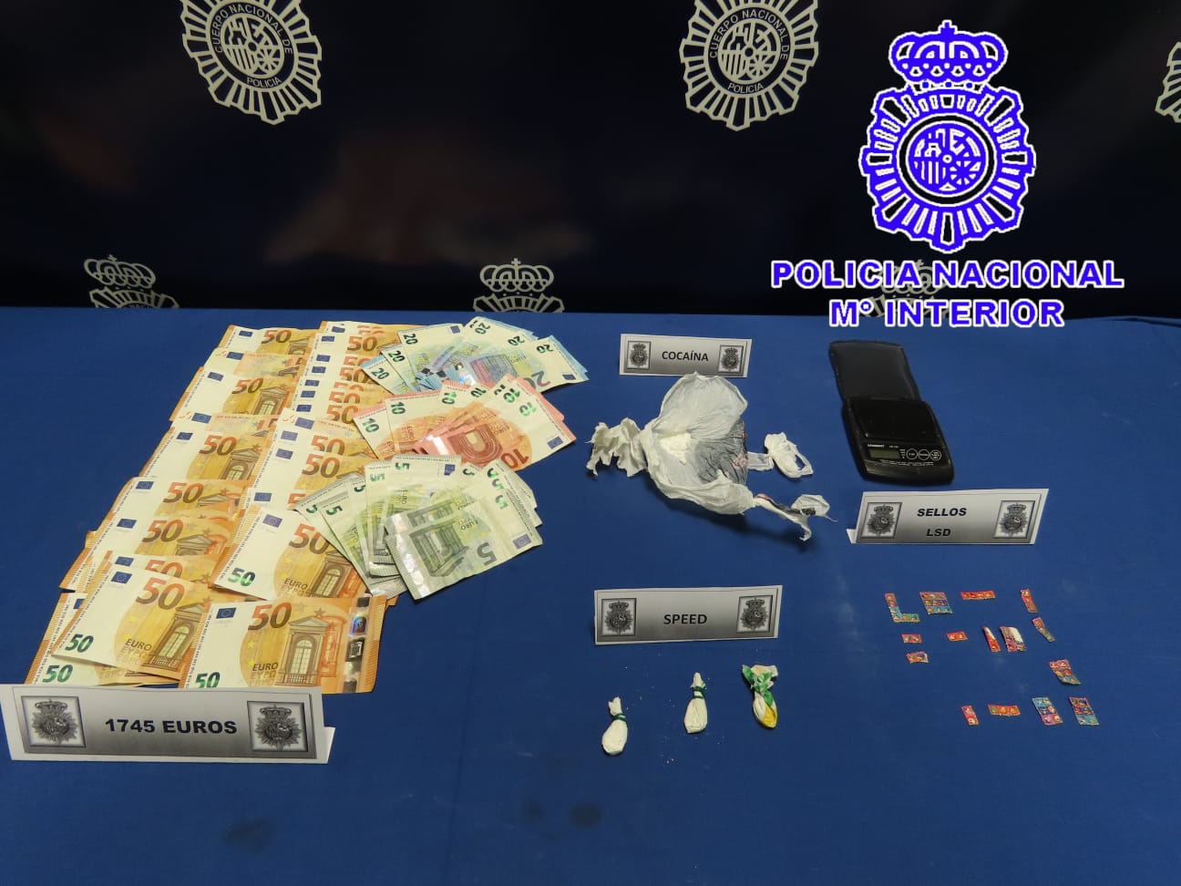 Droga intervenida en Valladolid