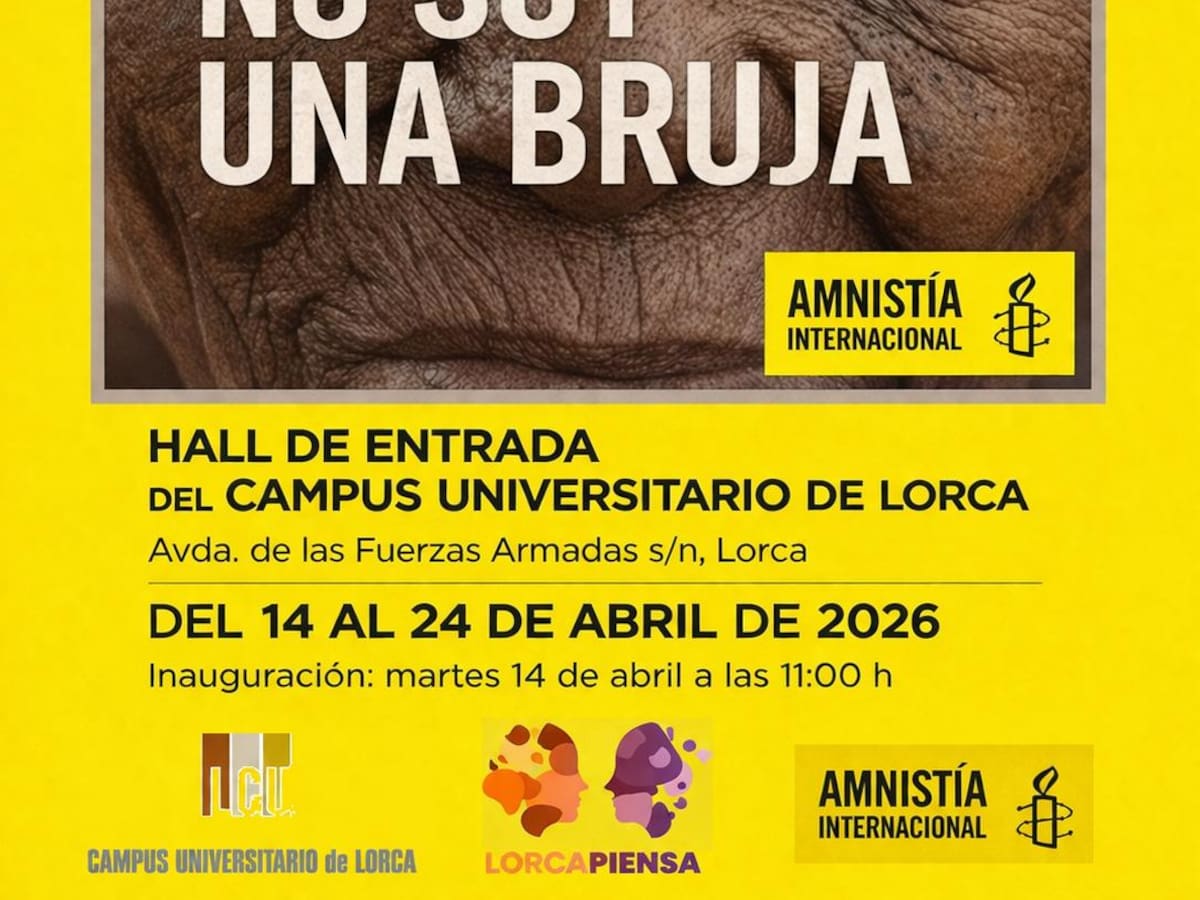'No Soy Una Bruja': una exposición para reflexionar sobre la persecución y la exclusión que sufren las mujeres de Ghana en Lorca