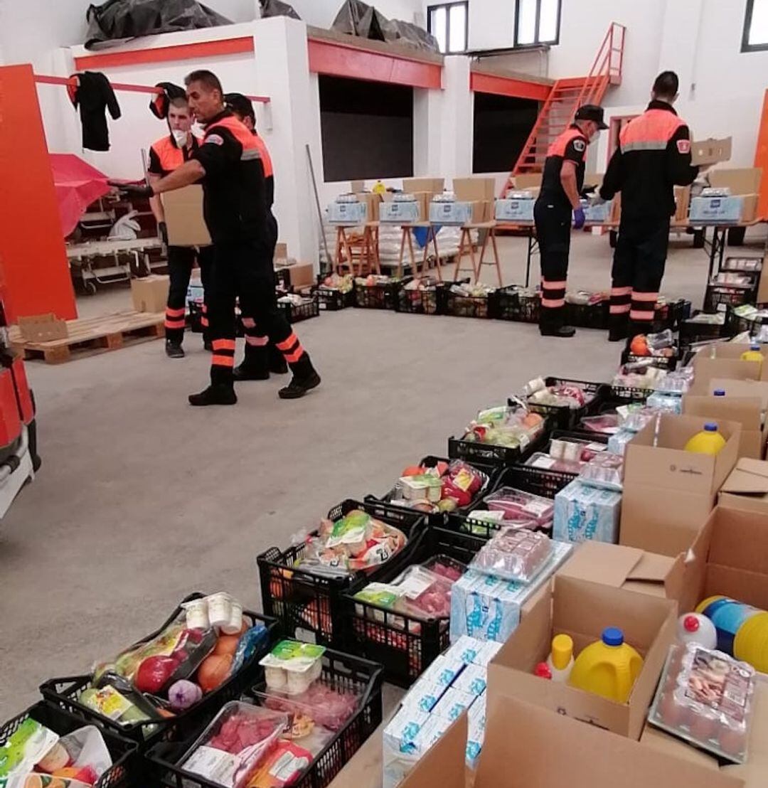 Reparto de alimentos